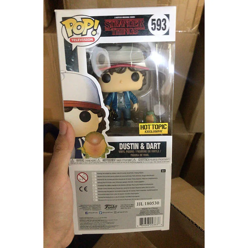 Funko pop Stranger Things Eleven Demogorgon Hopper Jonathan Nancy Brenner Joyce Фигурки Коллекционная модель игрушки с коробкой