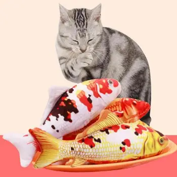 

Creative Catnip Stuffed Fish Interactive Kitten Chewing Toy Product Cat Supplies