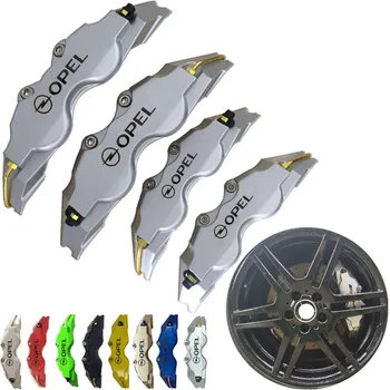 

KUNBABY 8 Color 4 pcs/lot ABS Plastic With Black Opel Logo Disc Brake Caliper Covers Size L/M/S For Front And Rear Free Shipping
