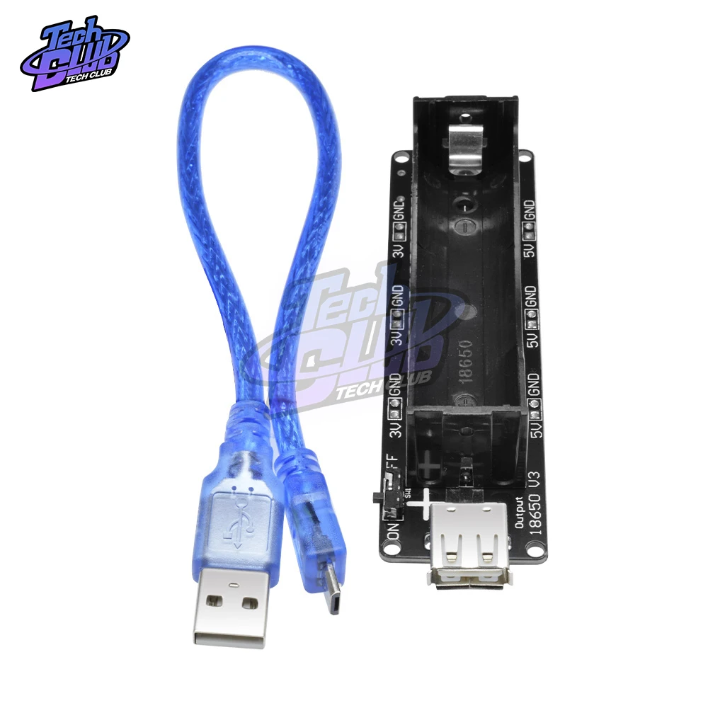 ESP32S For Wemos For Raspberry Pi 18650 Lithium Battery Charge Shield Board V3 Micro USB Port Type-A USB 0.5A For Arduino