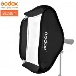 Godox 50x50 см Софтбоксы сумка комплект для Камера Studio флэш-Fit Bowens Elinchrom крепление