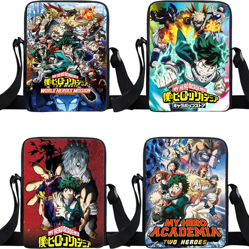 

Boku no Hero Academia Mini Messenger Bag Anime Izuku Bakugou Katsuki Crossbody Bag MHA Handbags My Hero Academia Shoulder Bags