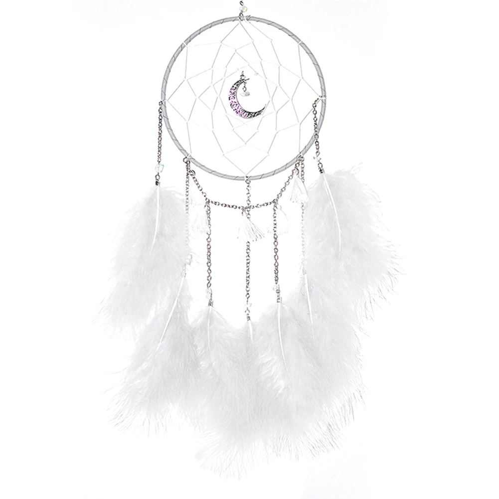 LED Dream Catcher Handmade Night Light Dream Catchers for Bedroom Wall Hanging Home Decor Ornaments Craft
