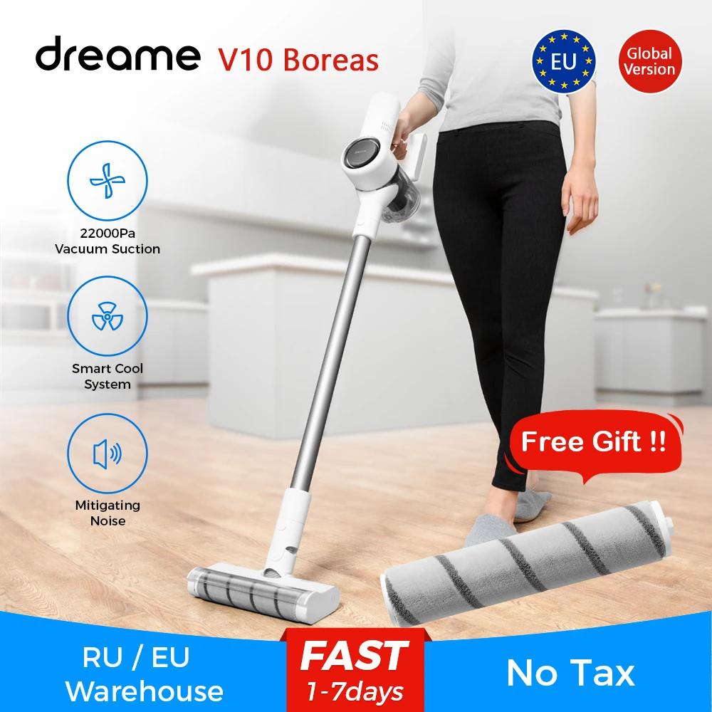 Dreame V10 Boreas Aspirador De Pó Portátil Portátil Sem Fio Atualização ...