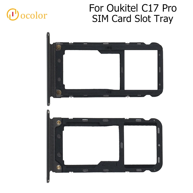 Ocolor для Oukitel C17 Pro держатель лотка для sim-карты запасные части адаптер гнездо для Oukitel C17 Pro лоток со слотом для сим-карты держатель