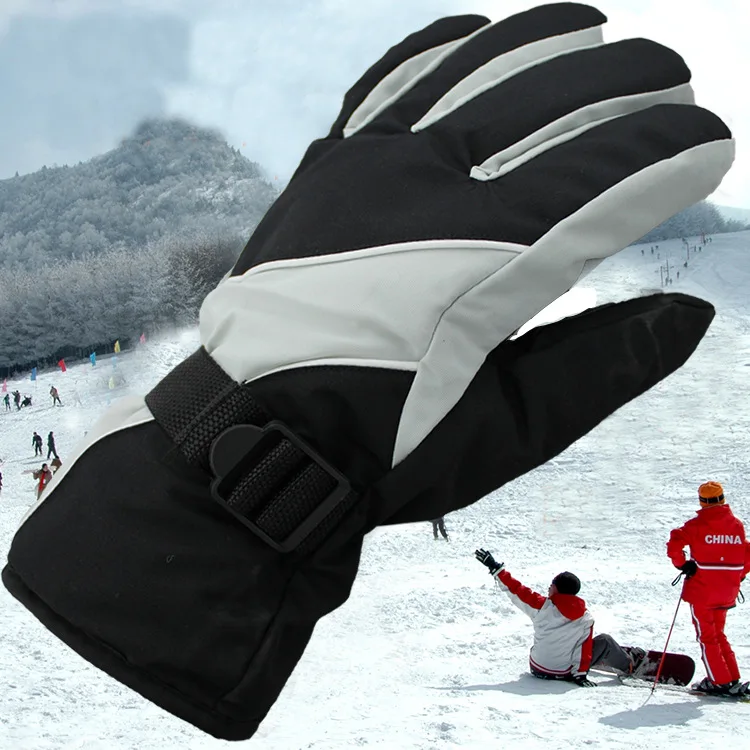 Мужские взрослые ветрозащитные Нескользящие лыжные перчатки теплые Оптовые космические хлопковые перчатки зимние