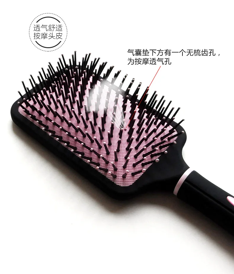 WENBO 2358 дебютантная элегантная квадратная Массажная расческа оптом