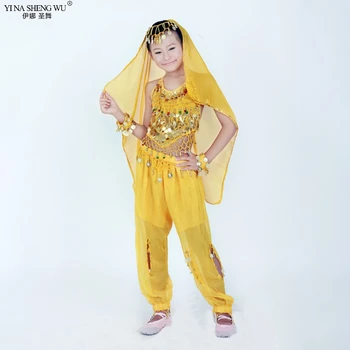 

Kids Belly Dance Costumes Set Oriental Dance Costumes For Girls Bellydance Set Egyptian Bollywood Indian Belly Dancing Clothes