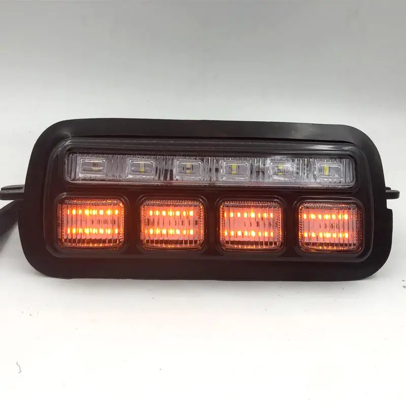 Светодиодный фонарь DRL для Lada Niva 4X4 1995 с ходовым поворотным сигналом PMMA / ABS пластик