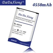 Аккумулятор Da Xiong 4550 мА/ч, BL45A1H BL-45A1H Батарея для LG K10 F670L F670K F670S F670 K420N K10 LTE Q10 K420 телефон Батарея