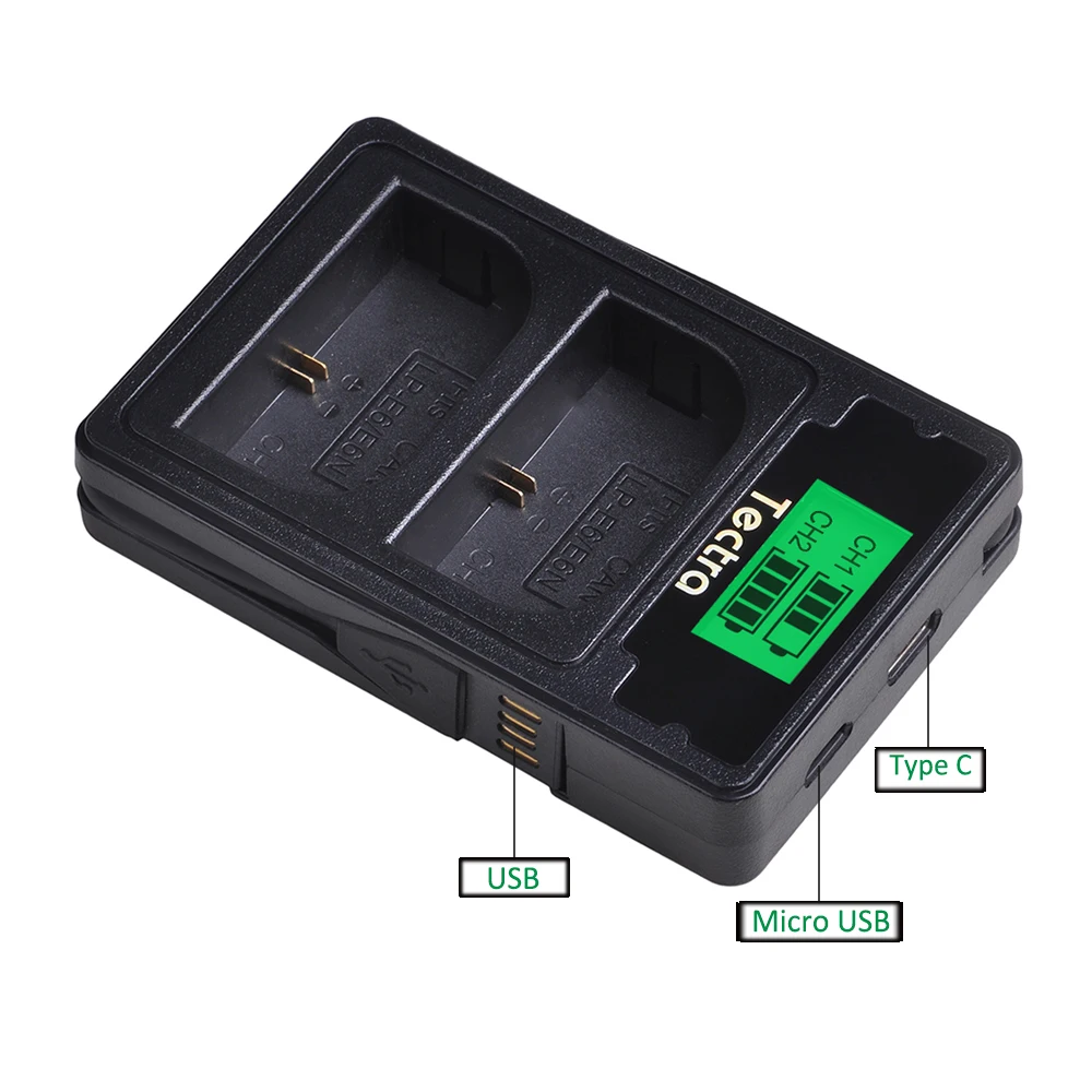 2 шт. LP-E6N LPE6 lpe6n батареи+ ЖК-дисплей Зарядное устройство для цифровой однообъективной зеркальной камеры Canon EOS 5D Mark IV 5D2 5DS R Mark II 2 III 3 6D 60D 60Da 7D 7D2 7DII 70D