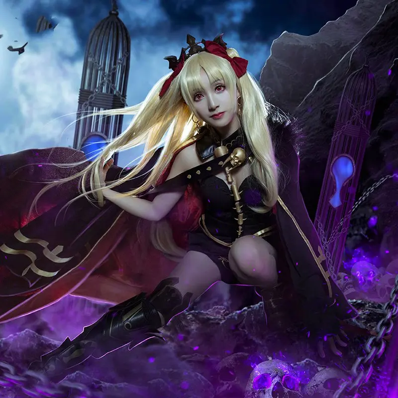Игра FGO Ereshkigal костюмы для косплея Ereshkigal нижнее белье с накидкой для женщин костюмы для косплея на Хэллоуин