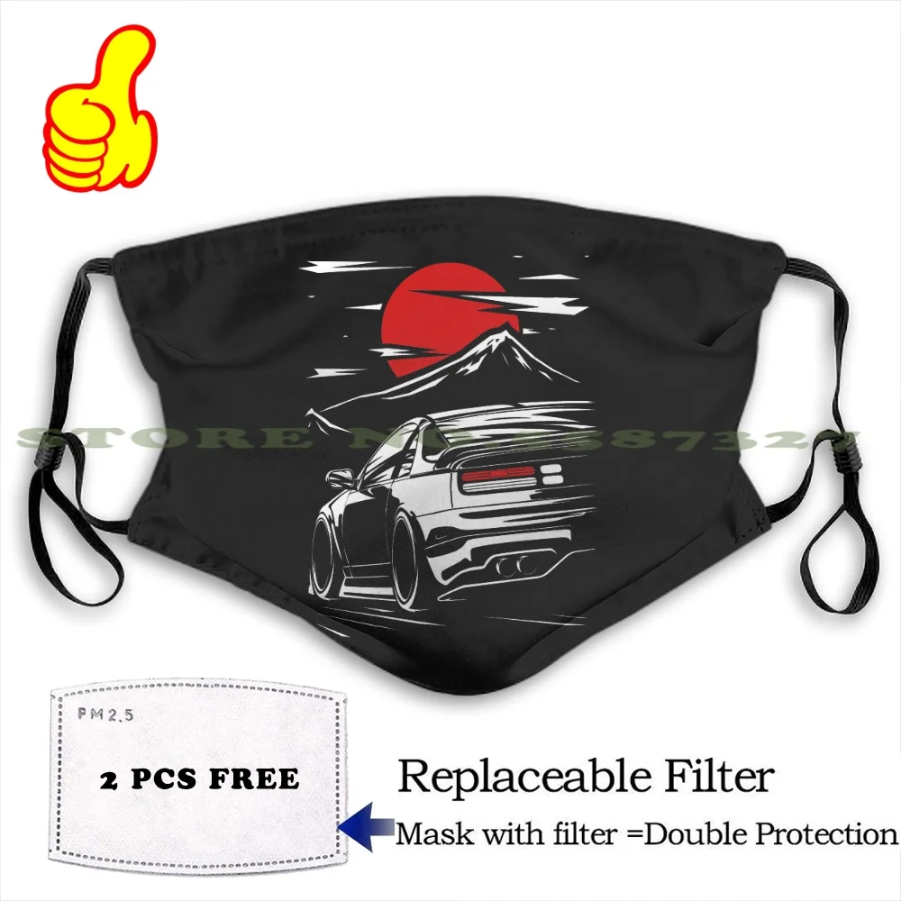 Nissan 300Zx Z32 Fairlady Summer Hot Sale Print Diy Masks 350Z Z33 350 Fairladyz Jdm Zociety Nismo 300Z | Аксессуары для одежды