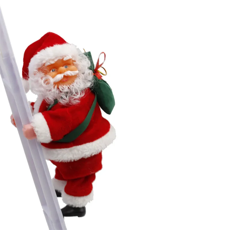 Рождественская электрическая лестница, Санта Клаус, подвесные украшения для дома, елочные украшения, забавные,, новогодние подарки для детей, вечерние - Цвет: 1