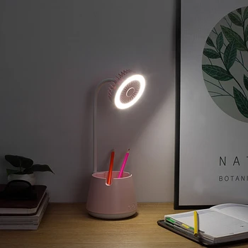 

Electric Cooling Fan Multifunctional desk lamp fan usb mobile phone bracket home office small fan desktop desk lamp small fan