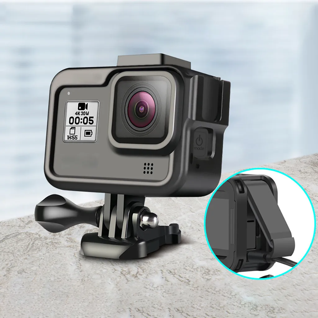 Чехол-рамка для GoproHero 8 черный чехол для экшн-камеры алюминиевый корпус экшн-видеокамера s Аксессуары
