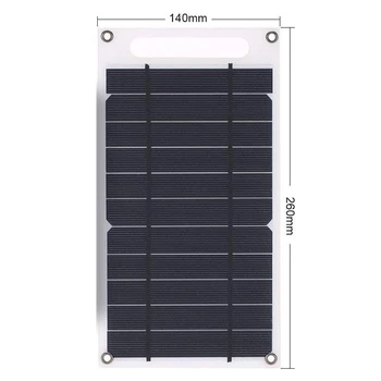 

Solar Panel Charger USB Port Portable High Power Paper Shaped Monocrystalline Silicon for Cell Phone RV Camping