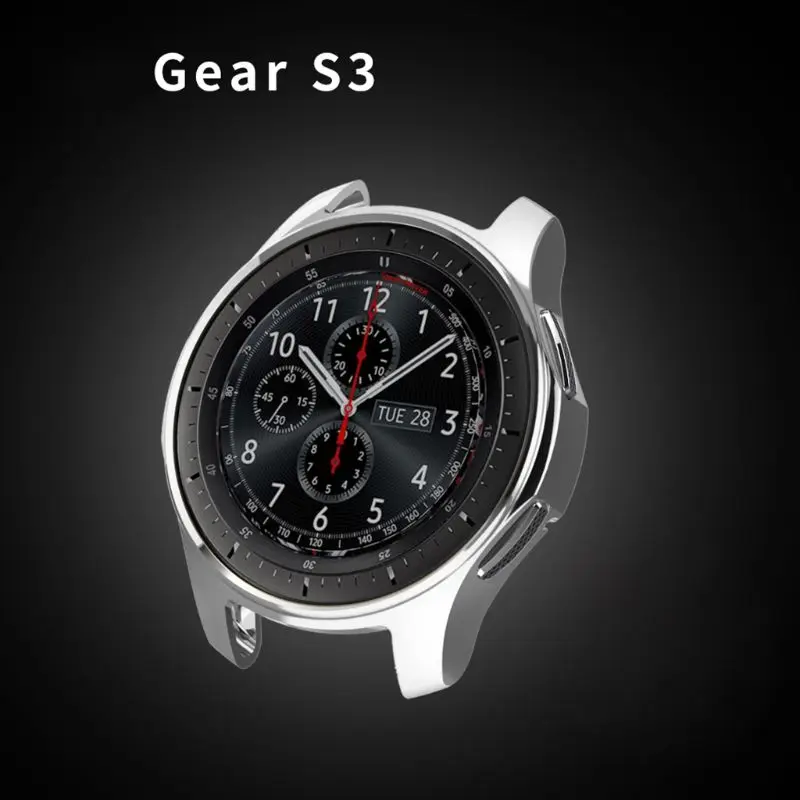 Мягкий защитный чехол из ТПУ для samsung gear S3 Classic Watch Frontier Galaxy часов рамка 46 мм