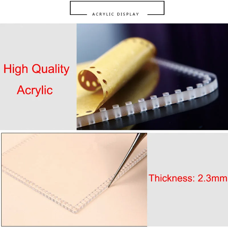1Set DIY Leather Handmade Fashion Shoulder bag underarm bag Sewing Pattern Acrylic Stencil Template 33*9*14CM leather sewing kit leather craft template sewing template