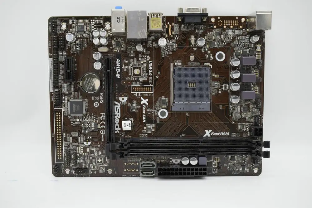 Для оригинальной б/у материнской платы ASRock AM1B M DDR3 AM1|Материнские платы| |