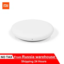 Новое оригинальное Беспроводное зарядное устройство Xiao mi белого цвета 20 Вт Max Qi стандарт зарядки для mi 9 Qi EPP совместимый 5 Вт для iPhone XS XR