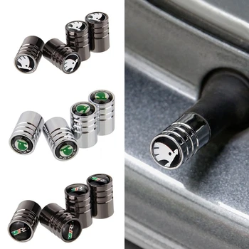 

Car Accessories Wheel Tire Valve Stem Caps Cover Styling Protection For Skoda Octavia A7 Superb 2 Fabia Rapid Yeti Kodiaq Kamiq