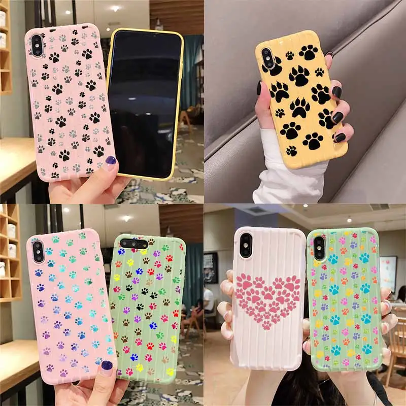 Собака след Щенячий патруль на колесиках чемодан чехол для телефона iPhone 11 Pro Max X XS