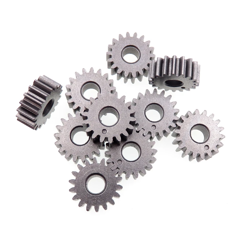 10pcs Motor Gear Metal Gears Mini Pinion 18T Teeth Modulus 0.6 metal gear for RC Model Connector