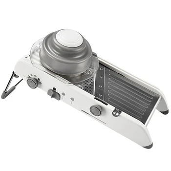 

HOT-Slicer Stainless Steel Multifunctional Manual Cutter Vegetable Grater Julienne Slicer Fruit