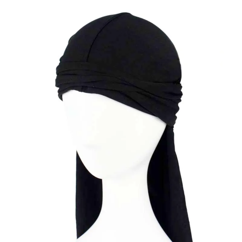 Du-rag-Pañuelo para la cabeza para hombre y mujer, banda de Rap