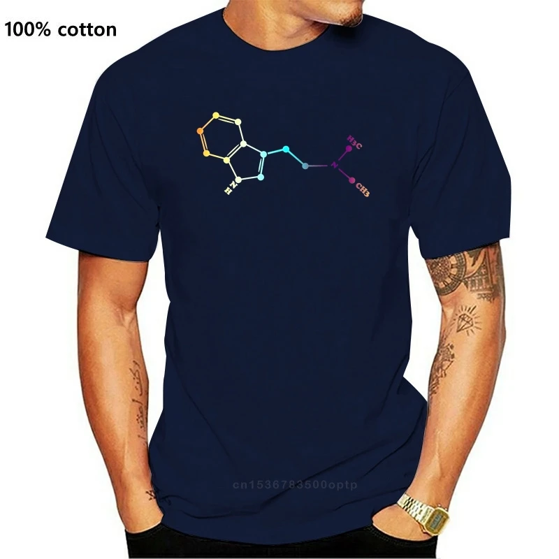 Психоделическая футболка Dmt Spirit молекулы | Мужская одежда