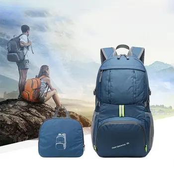 

Mens Lightweight Packable Travel Hiking Backpack Waterproof Outdoor Daypack Breather Nylon Hiking Storage Folding Bag XB50020