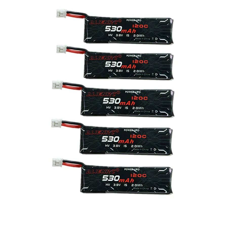 

Alienmodel 1S Lipo HV4.35V 530mAh 120C 3,8 V PH2.0 разъем HV литиевая батарея для радиоуправляемого FPV гоночного дрона Рамка комплект запасных частей