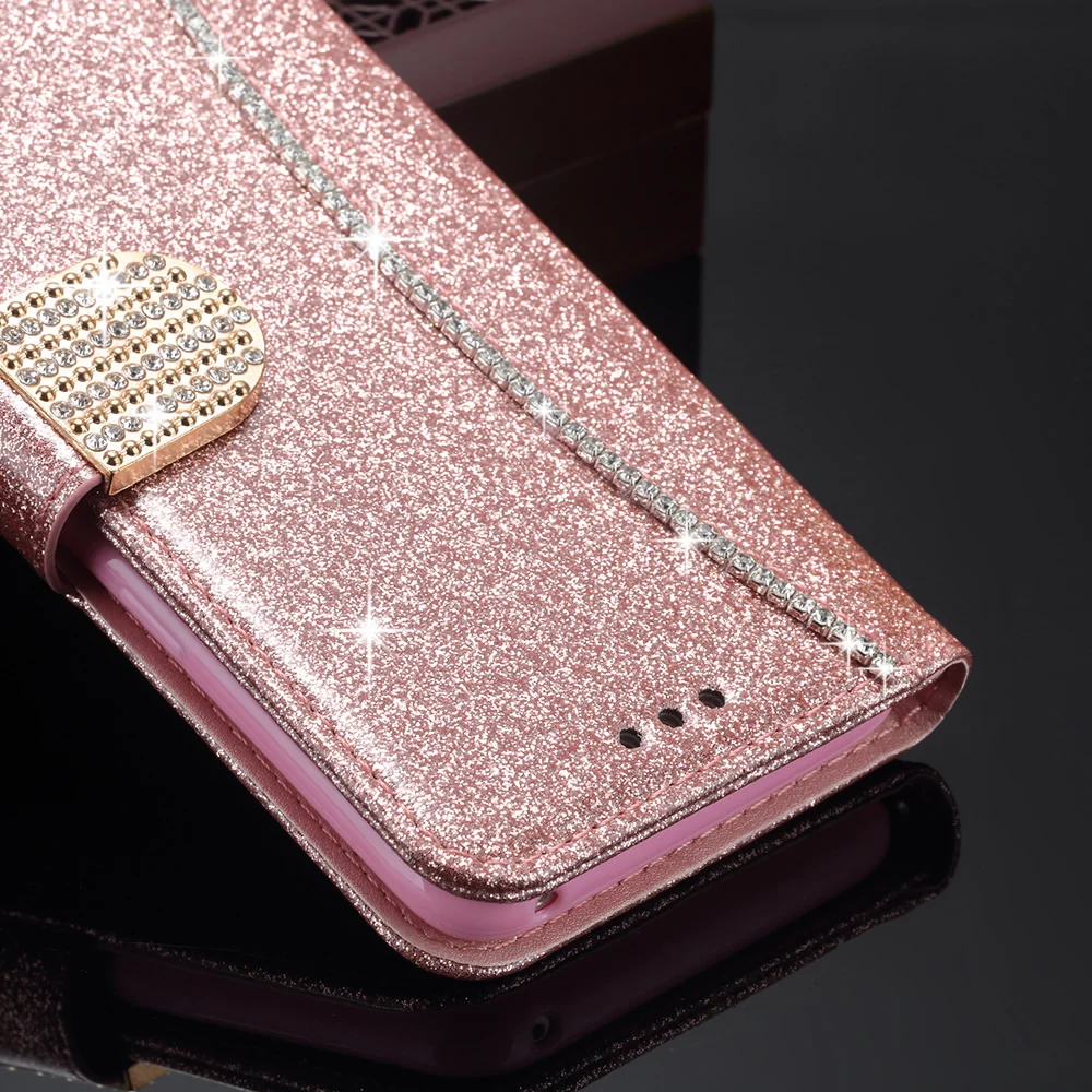 LCHULLE, винтажный кожаный бумажник, флип-Чехлы для samsung Galaxy S7 Edge, S8, S9 Plus, A3, A5, A8, слоты для карт, блестящая задняя крышка