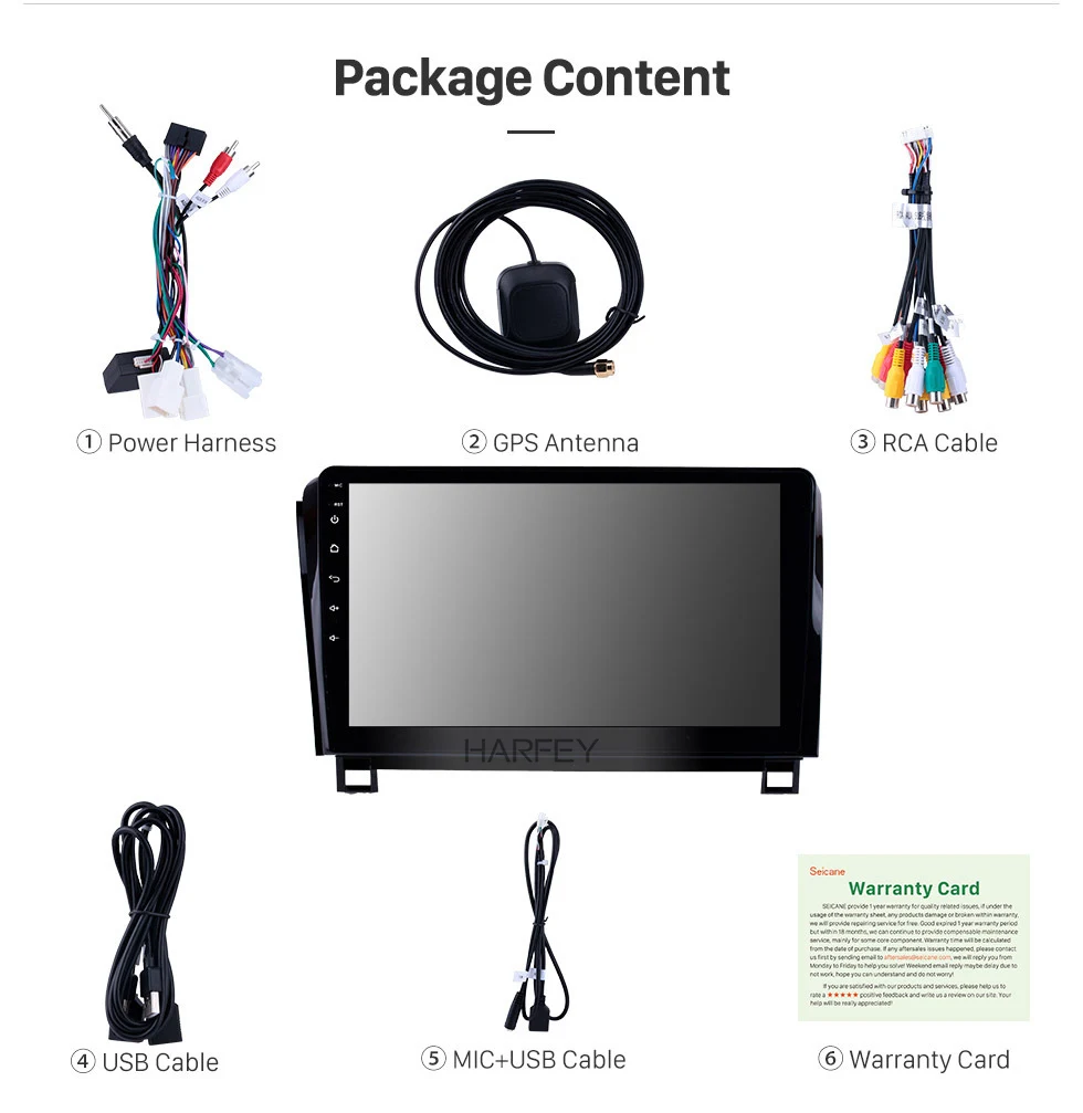 Top Harfey Android 9.0 IPS 8-CORE RAM 4GB 10.1 inch Head Unit Player For Toyota Sequoia 2006-2014 Car GPS Navigation Radio Stereo 16 Top Harfey Android 9.0 IPS 8-CORE RAM 4GB 10.1 inch Head Unit Player For Toyota Sequoia 2006-2014 Car GPS Navigation Radio Stereo 16