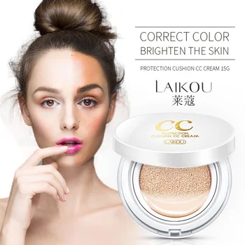 

LAIKOU Sunscreen Air Cushion BB CC Cream Moisturizing Foundation Concealer Oil Control Whitening Makeup Bare Face Korean Cosmeti