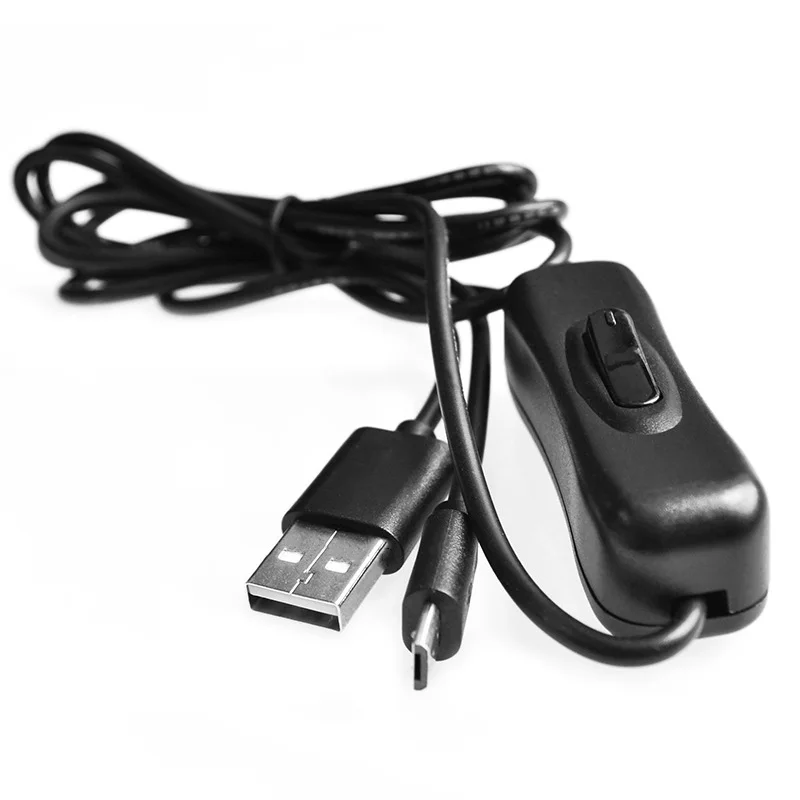 

1.5m USB to Micro USB with On/Off Switch Charger Power Cable for Raspberry Pi PUO88