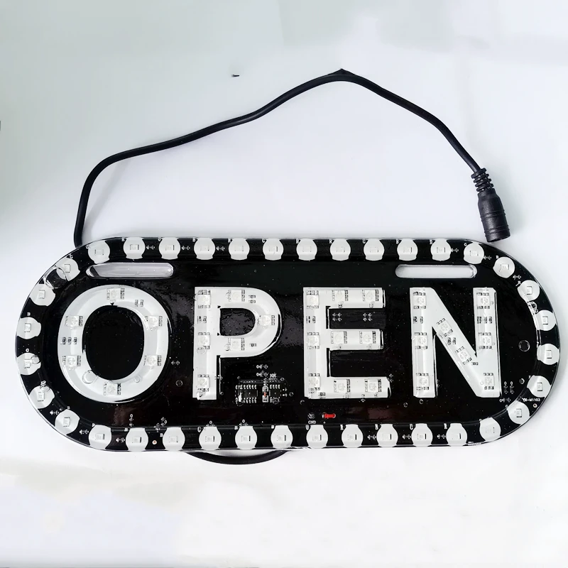 LED Advertising Light Advertising signboards LED board display open working for shop banner open light DC12V