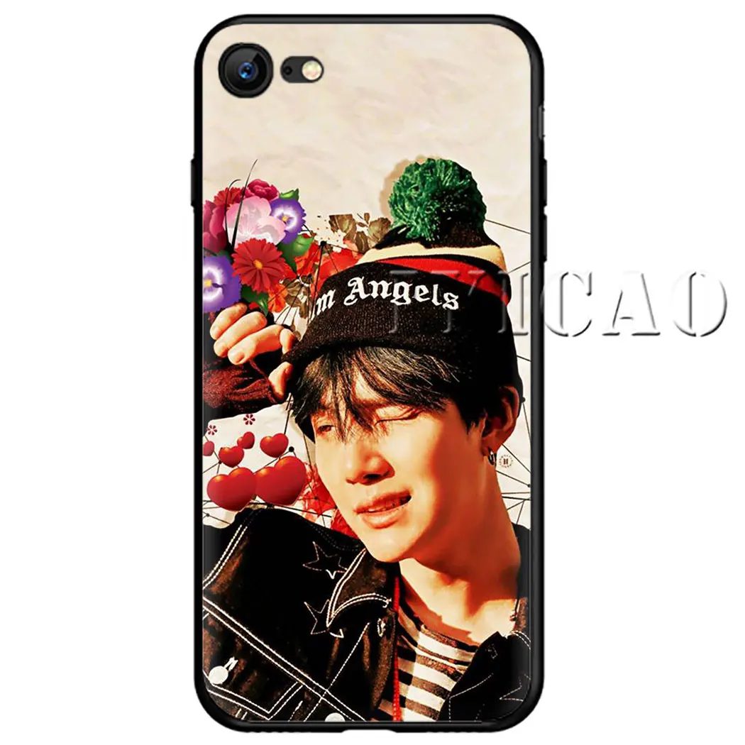 Min yoongi gatito Мягкий силиконовый чехол для телефона для iPhone 5 6 7 8 11 5S 6s 6s Plus 7Plus 8Plus X XS XR XSMax 11 Max 11 Pro - Цвет: 9