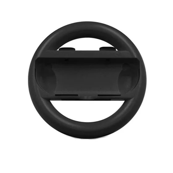 Joycon игровая рулевая гоночная ручка с поворотом клипса на рулевое колесо для переключателя NS Joy-Con контроллер геймпад ручка подставка поддержка - Цвет: Black