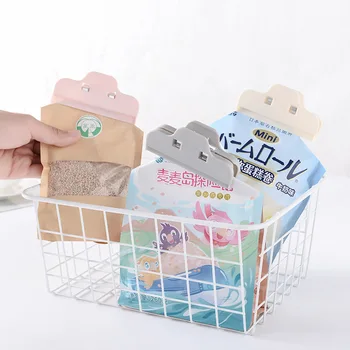 

Kitchen Food Seal Clip Tea Leaf Milk Coffee Snacks Seal Freshness Seal Clip Plastic Bag Sealer Wholesale