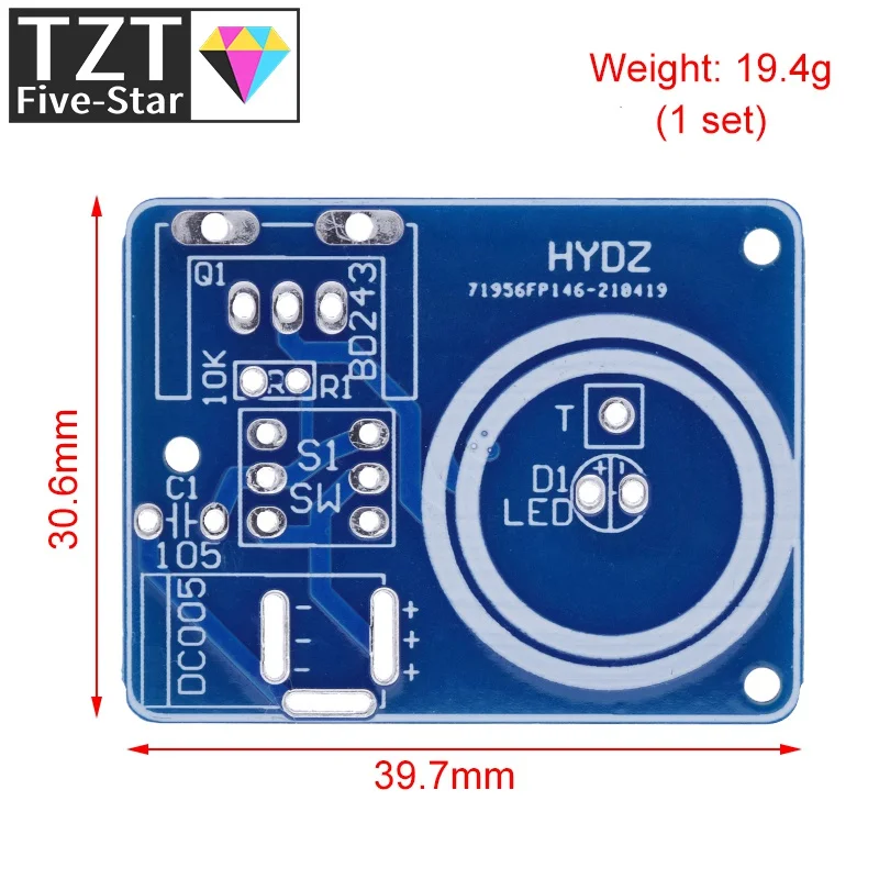 1/3PCS BD243 Mini Tesla Spule Kit Magie Requisiten DIY Teile Leere Lichter Technologie Diy Elektronik BD243C DIY mini Tesla Spule Modul – Detail 12