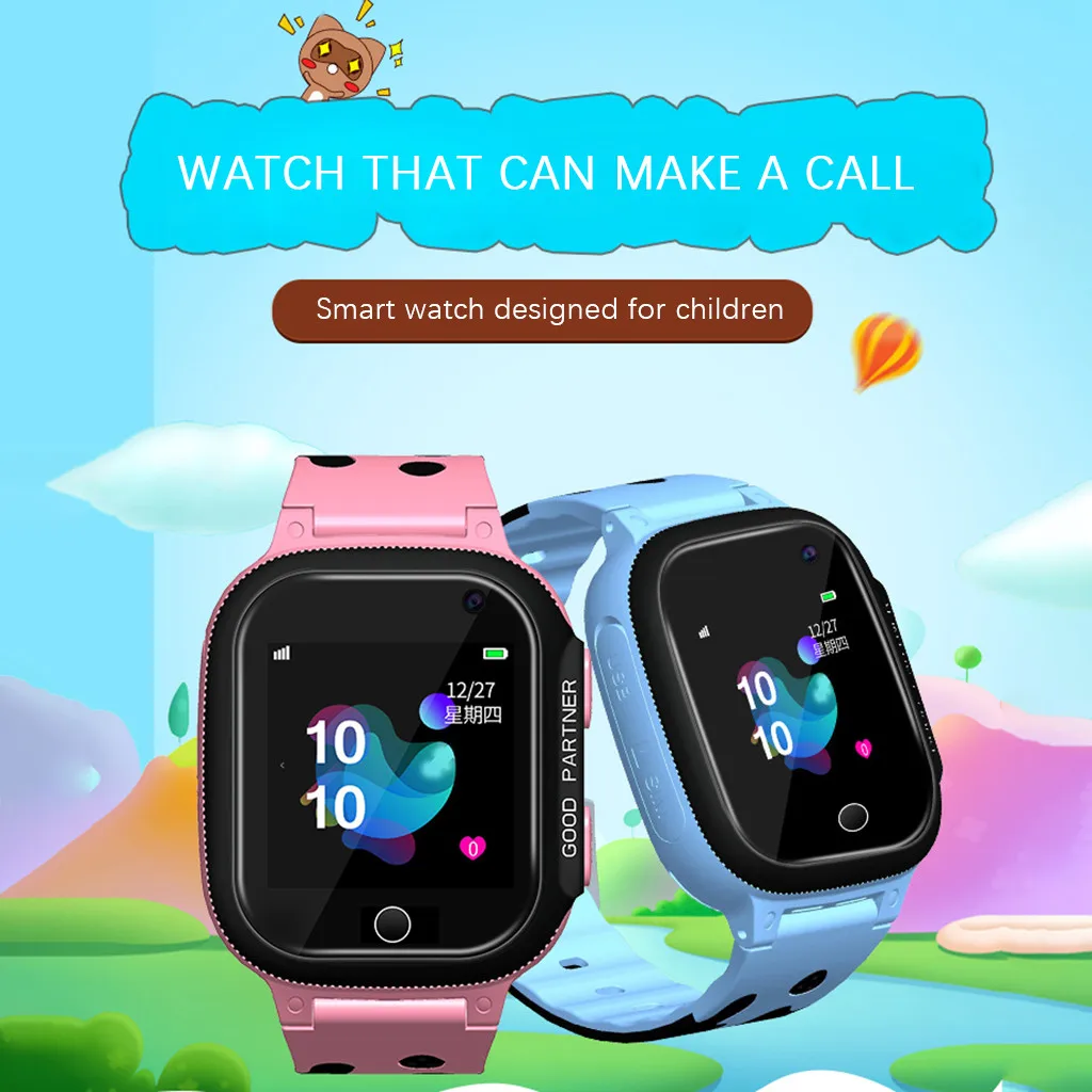 

Smart Watch 2019Top Kids GPS Smartwatch 1.44 inch GPS Anti-lost Smart Band Children's smart phone watch for Children Girls Boys