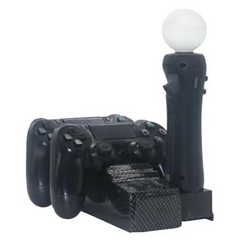 

Besegad Foldable Controllers Charging Stand Charger Dock for Sony PlayStation Dualshock 4 PS4 Pro Slim PS Move Motion Controller