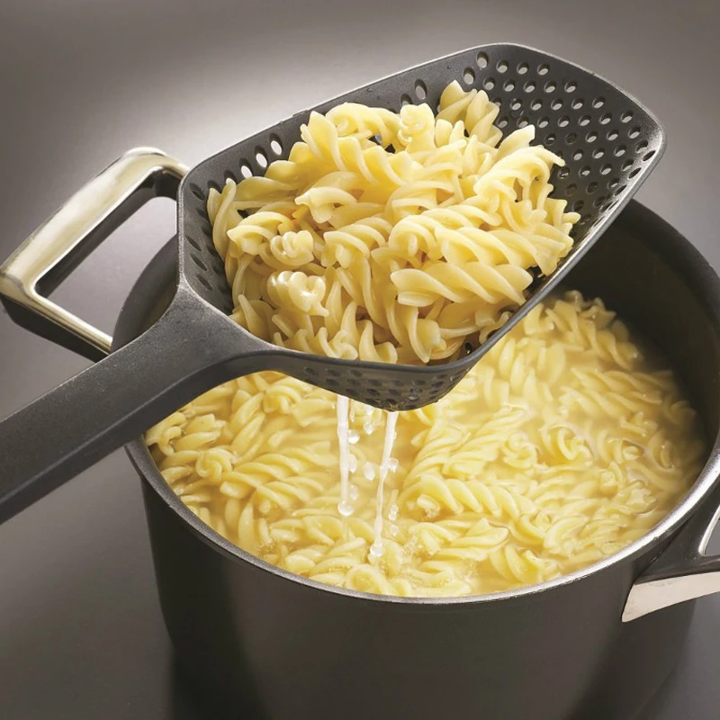 New-Arrival-Black-Nylon-Pasta-Scoop-Strainer-Colander-Kitchen-Appliances-Cooking-Tools