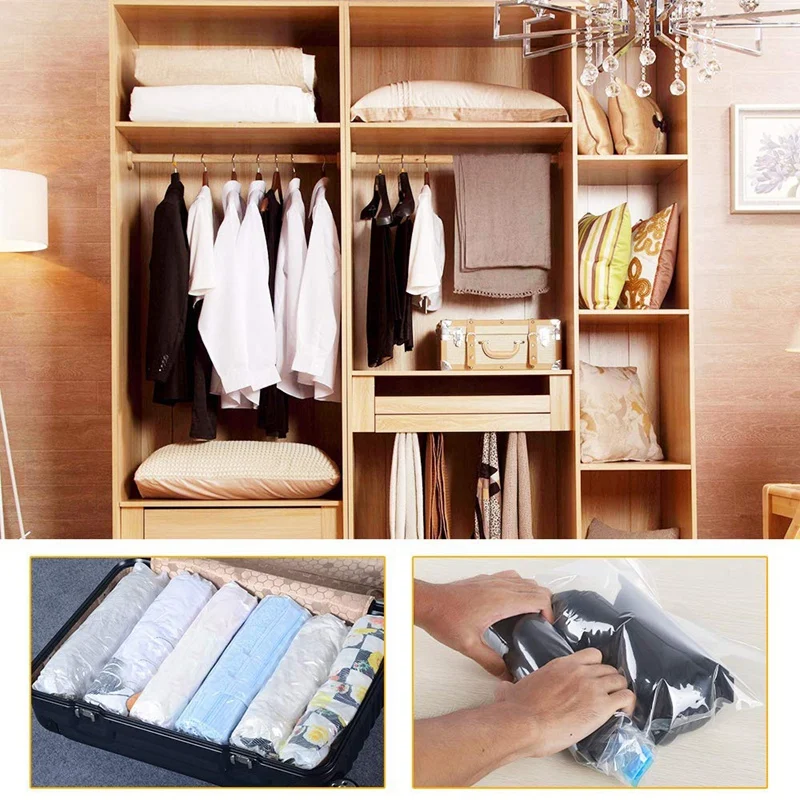 travel storage bags no vacuum