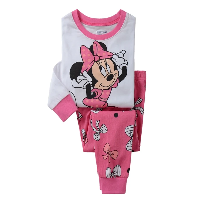 Розничная, комплект из 2 предметов, новая брендовая одежда для сна из хлопка для малышей пижама с длинными рукавами для мальчиков и девочек детская пижама - Цвет: Белый