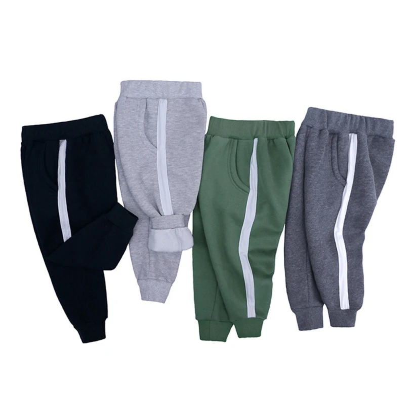 

Kids Baby Children Boys Girls Side Striped Loose Casual Cotton Soft Toddler Harem Pants Casual Jogger Pants Trousers Casual