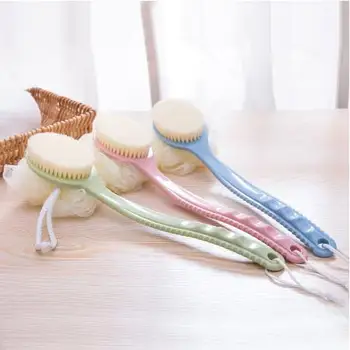 

Bath Brushes Long-handled soft bristle Double sided Sponges Scrubbers Massage Back tool Bathroom Accessories Supplies Products
