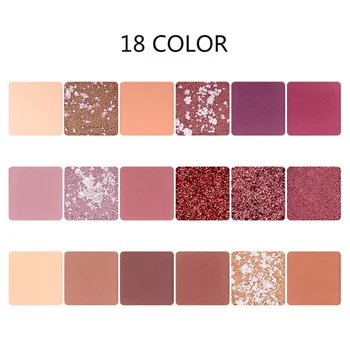 

Colorina Pro-Artist 18-color Desert Eye Shadow Palette Waterproof Smudge-proof Shimmer Matte Eye Shadow